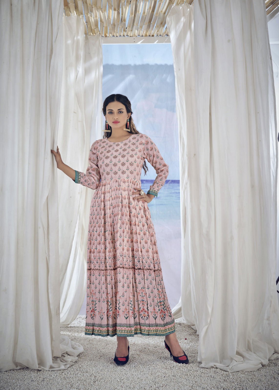 Kig By Amoha Viscose Muslin Printed Long Kurtis Catalog